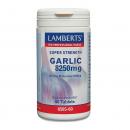 Lamberts Garlic Συμπλήρωμα Διατροφής Σκόρδο για την Υγεία του Καρδιαγγειακού Συστήματος 8250mg 60tabs