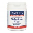 Lamberts Selenium 200μg 60 ταμπλέτες